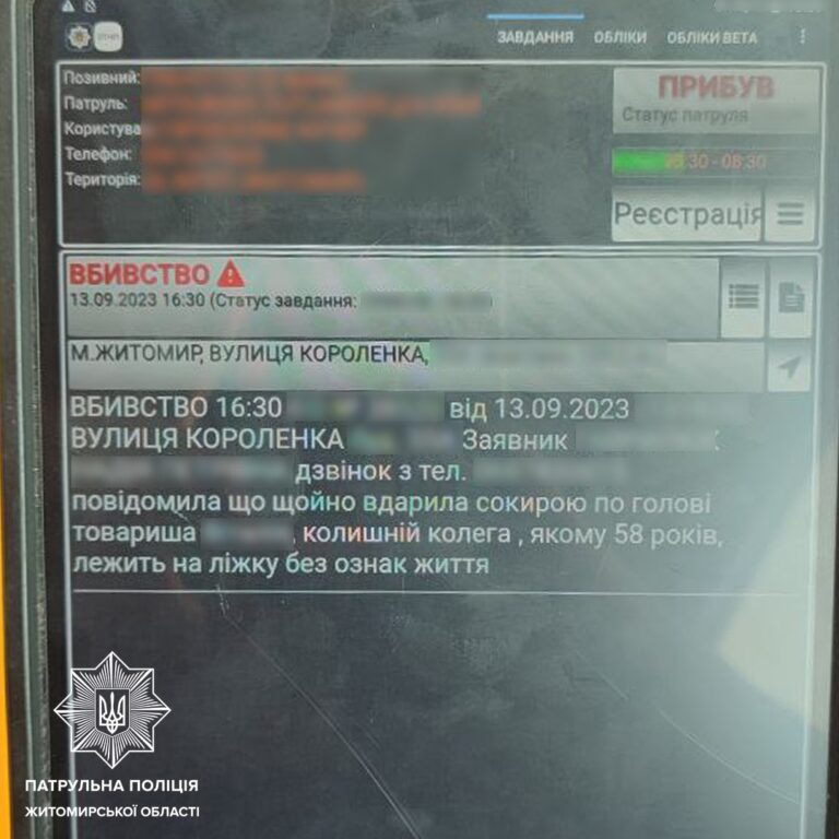 Патрульні притягнули до відповідальності жінку, яка повідомила про неправдиве вбивство!
