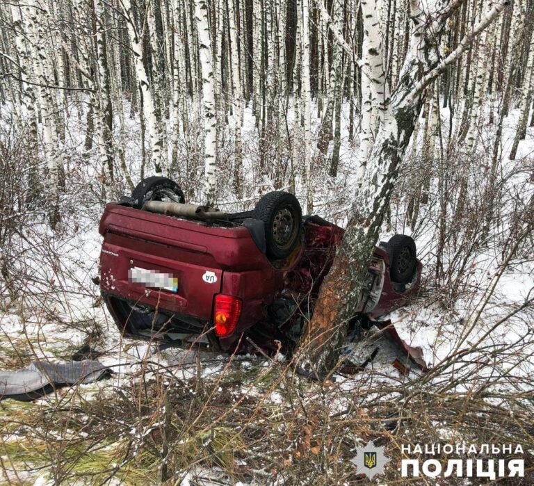 На Коростенщині у ДТП травми отримали водій та пасажир легковика: поліція встановлює обставини