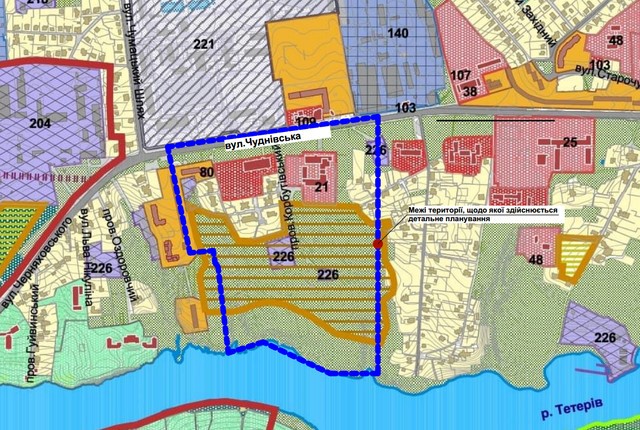 В Житомирі анонсують громадські слухання щодо змін детального плану території на Корбутівці: більше багатоповерхівок, пляж і набережна