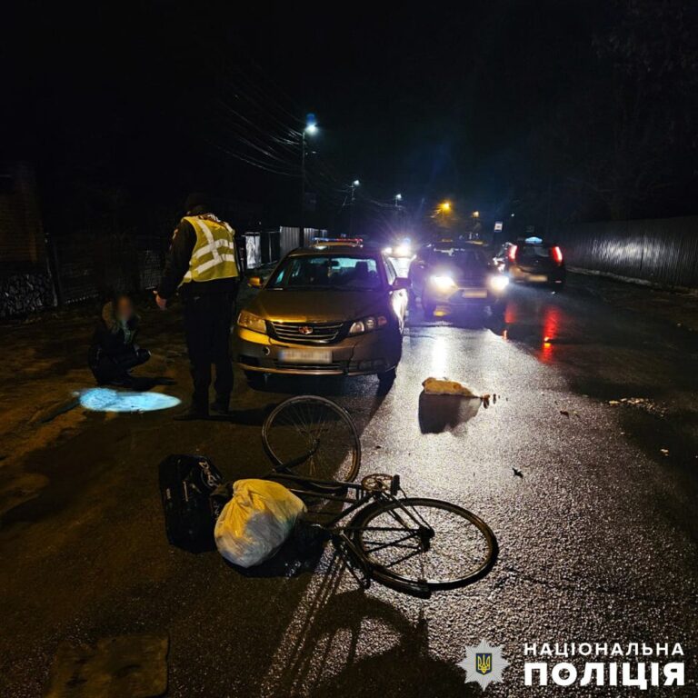 У Бердичеві поліція розслідує ДТП з травмуванням місцевої жительки