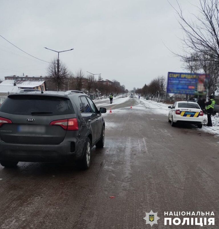 У Коростені слідчі розслідують ДТП із травмуванням 5-річної дитини