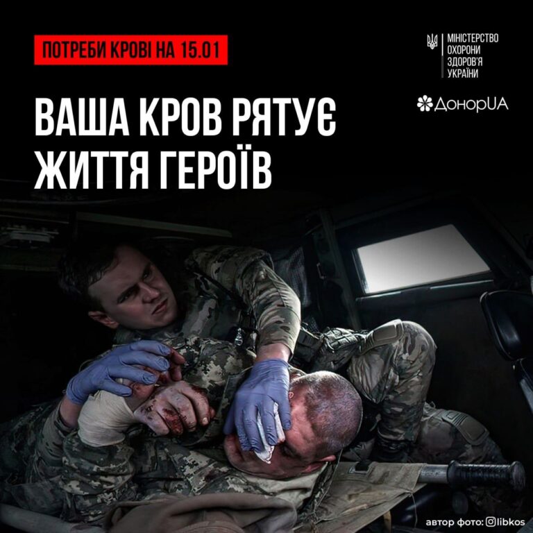 Де цього тижня потрібна кров? Шукайте своє місто і заплануйте донацію