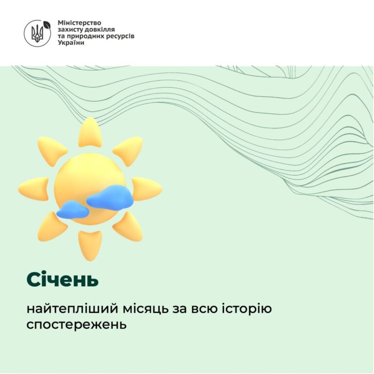 2024 рік розпочався з температурних рекордів: січень став найтеплішим місяцем за всю історію спостережень