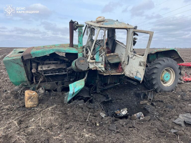 На Харківщині стався ще один підрив сільськогосподарської техніки на вибухонебезпечному предметі
