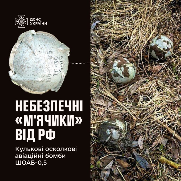 Це кулькові осколкові авіаційні бомби ШОАБ-0,5