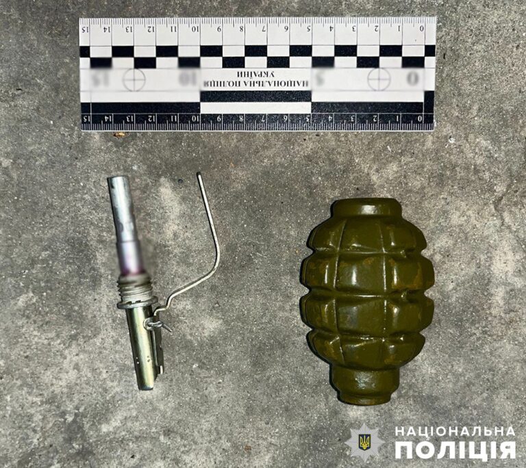 Погрожував вбивством з гранатою в руках: у Житомирі слідчі поліції завершили досудове розслідування