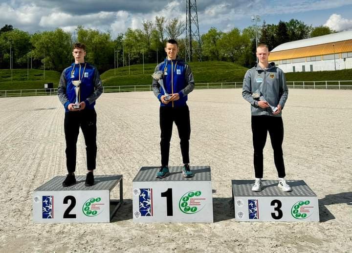 Житомирянин Данило Сич став срібним призером у відкритому Чемпіонаті Польщі з сучасного пʼятиборства серед юніорів