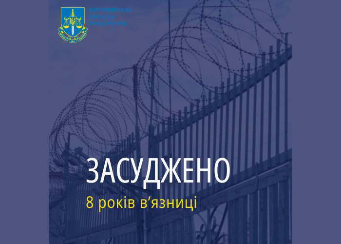 Відсидить 8 років за ґратами – жителя Житомирського району засуджено за умисне вбивство батька