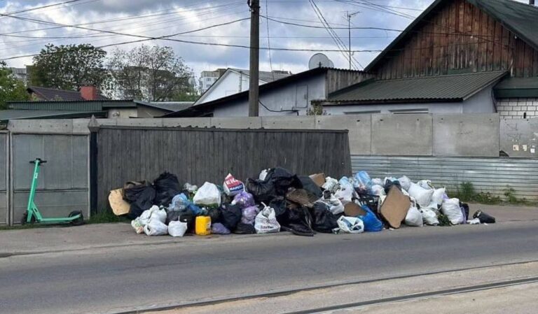Сміттєзвалище посеред вулиці в Житомирі!