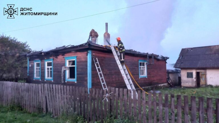 Під час ліквідації пожежі в житловому будинку виявлено загиблого