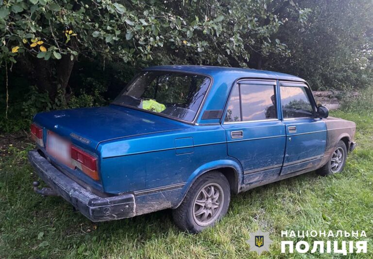 Взяв покататися: поліцейські викрили причетного до угону в Новогуйвинській громаді