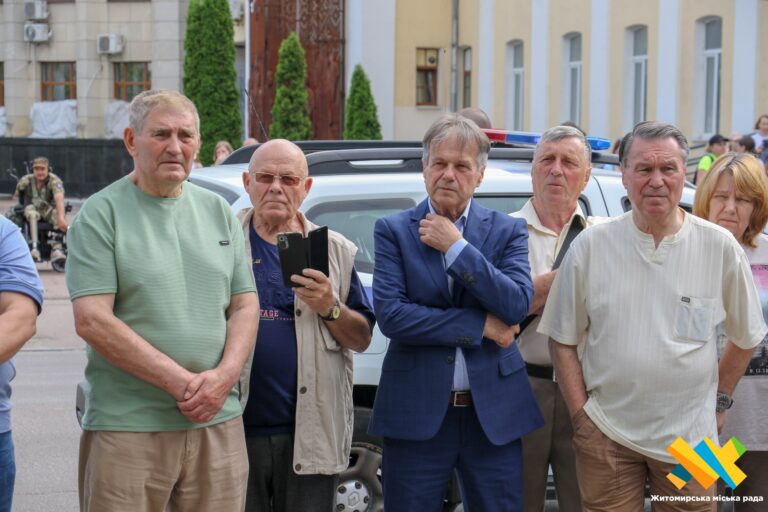 Зі шляху Незалежності не звернемо: 34-та річниця підняття прапора України над Житомиром