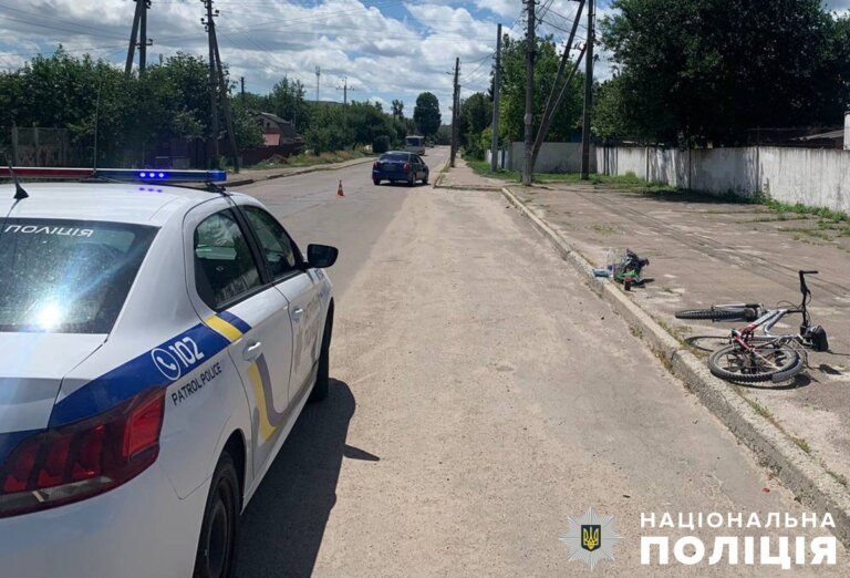 У Житомирі у ДТП травми отримав велосипедист: поліція розпочала розслідування