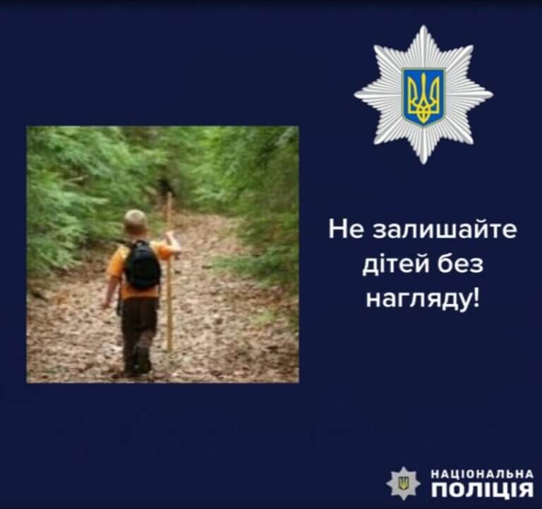 Понад п’ять годин сам у лісі: на Житомирщині розшукували 8-річного хлопчика