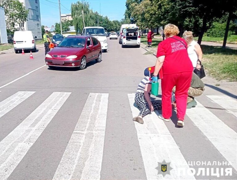 У Бердичеві в ДТП травми отримали два пішоходи: поліція встановлює обставини події