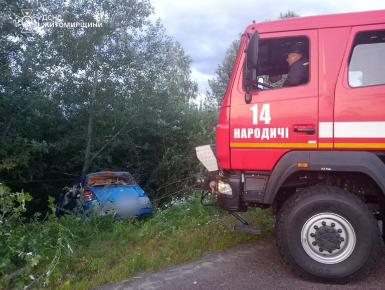 Рятувальники допомогли дістати авто з кювету