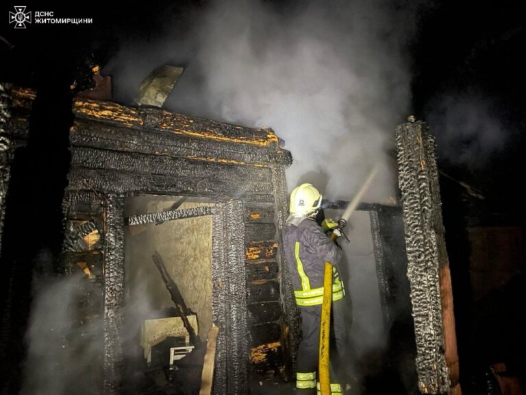 В с. Гладковичі бійці ДСНС врятували приватне домоволодіння від пожежі