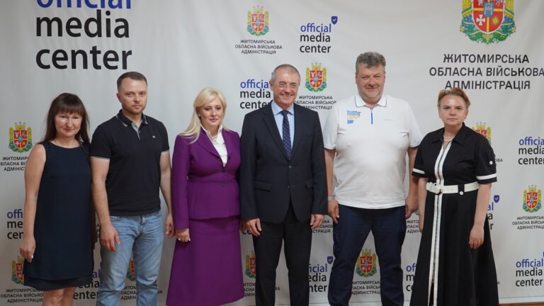 Житомирщину з офіційним візитом відвідав Почесний Посол Румунії Александру Віктор