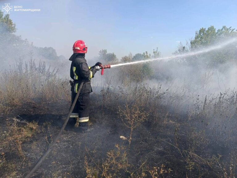 Минулої доби на території області виникло п’ять загорянь сухої рослинності, загальною площею майже 2 га