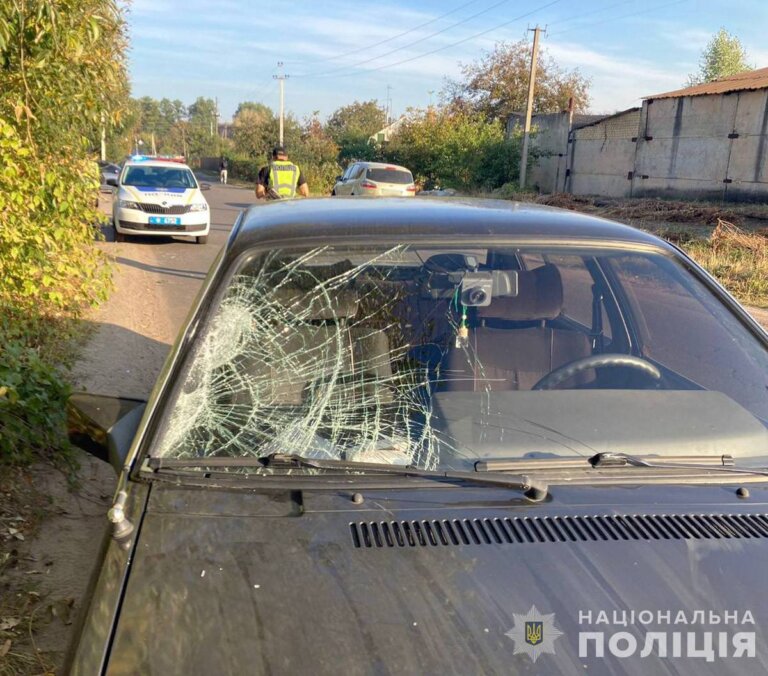На околиці Житомира в ДТП травмовано пішохода: поліцейські розпочали досудове розслідування