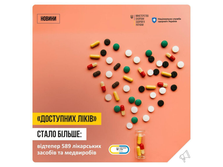 Оновлено Реєстр лікарських засобів та медичних виробів для програми реімбурсації