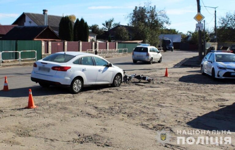 У Звягелі поліція розслідує ДТП з травмуванням пенсіонера