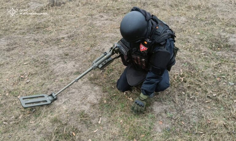 Піротехніки ДСНС знищили вибухонебезпечний предмет часів минулих війн