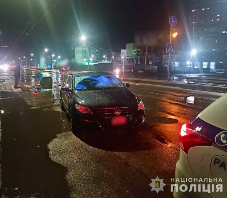 У Житомирі в ДТП травмовано пішохода: поліція розпочала досудове розслідування