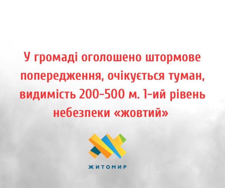 Увага! Штормове попередження