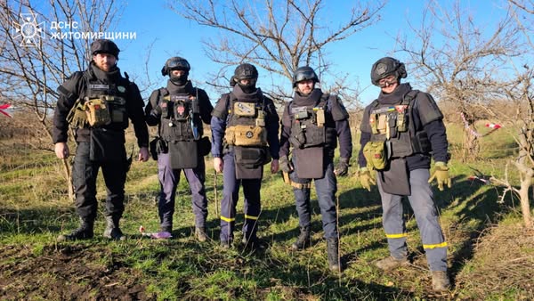 З початку повномасштабної війни піротехніки ДСНС Житомирської області розмінували понад 87 гектарів землі