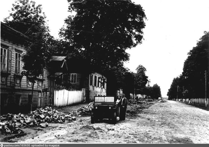 Історія Житомира. Вулиця Університетська/Коцюбинського, 1950-ті. ФОТО
