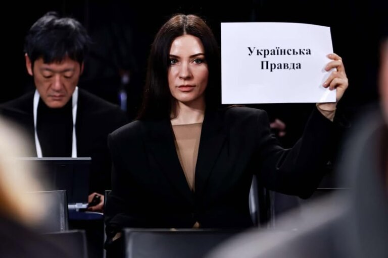 Житомирянці Тетяні Даниленко не надали слово під час прес-конференції президента