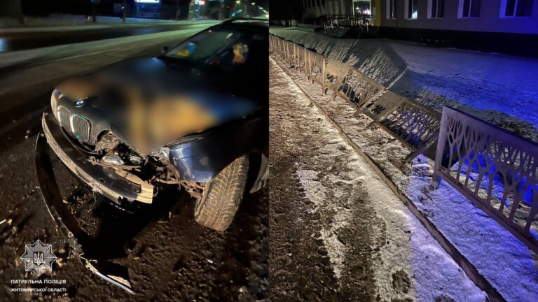 Нічна автопригода в стані сп’яніння
