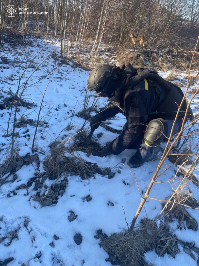 Піротехніки ДСНС Житомирщини знешкодили сьогодні мінометну міну часів Другої світової війни