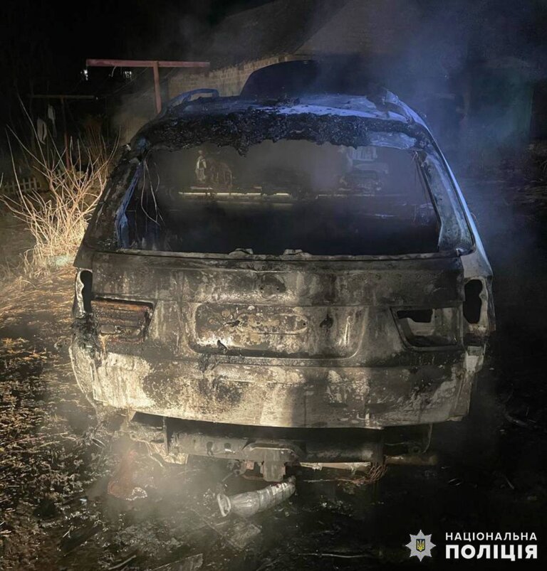 Поліція затримала причетного до підпалу автомобіля у центрі Бердичева