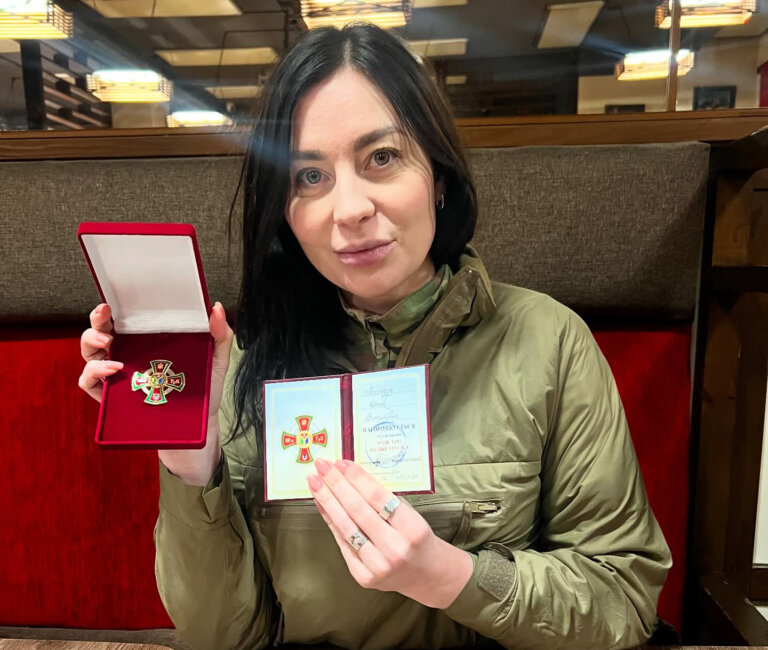 Капеланка Олена Легенчук отримала нагороду