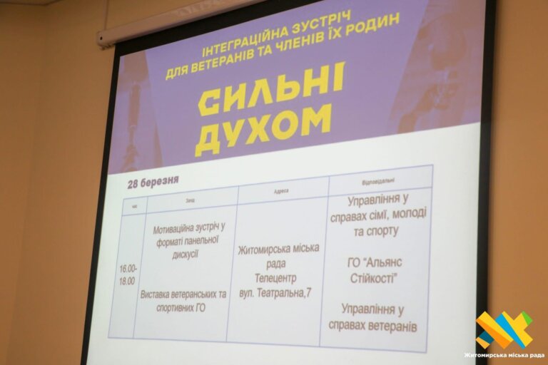 «Сильні духом»: Житомир стане майданчиком для сили, витримки та єднання!
