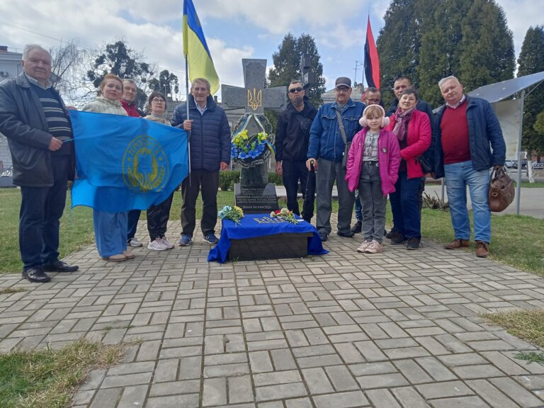 Представники Просвіта Житомирщини, ОУН та ГО “УВО” 28 березня вшанували пам’ять Миколи Сціборського