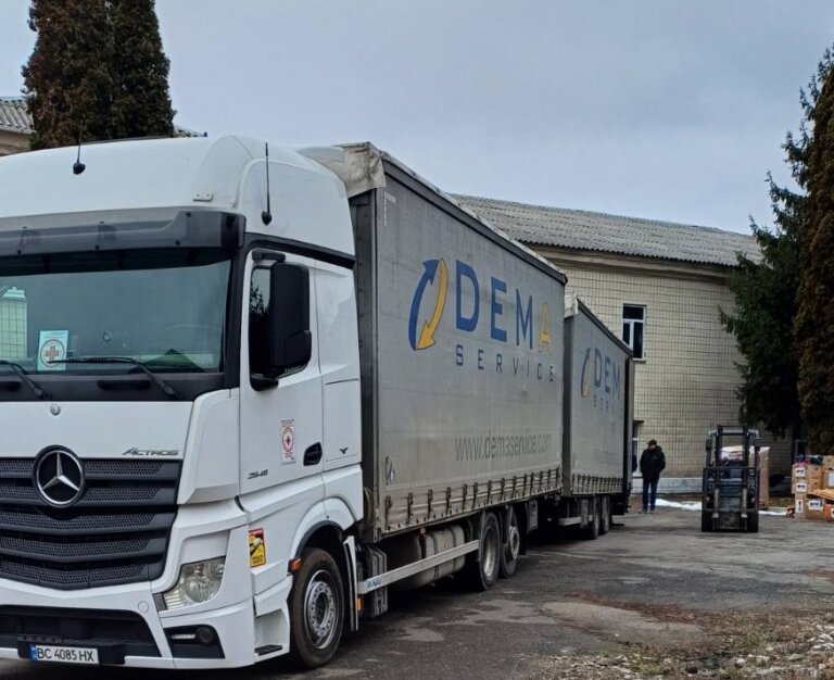 Громада Житомирської області отримала гуманітарну допомогу для ВПО від німецького міста-побратима