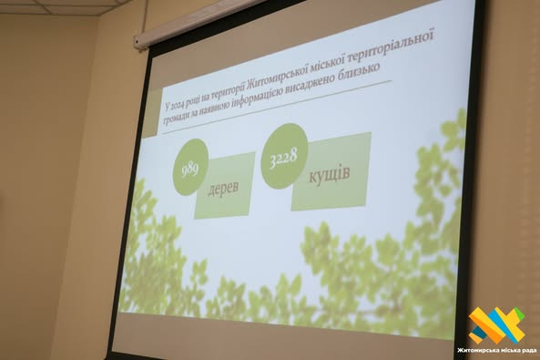 За минулий рік у Житомирській громаді висадили понад 3 тисячі кущів та майже 1000 дерев