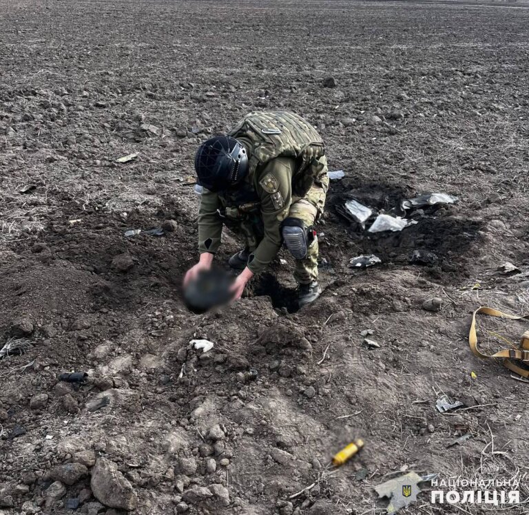 Поліцейські вибухотехніки Житомирщини знищили нерозірвані ворожі боєприпаси