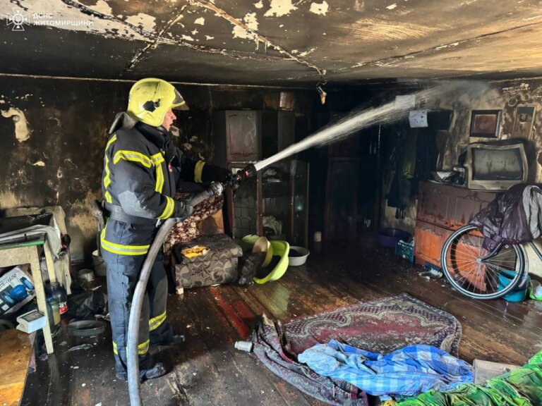 Під час ліквідації пожежі в оселі виявили тіло загиблого