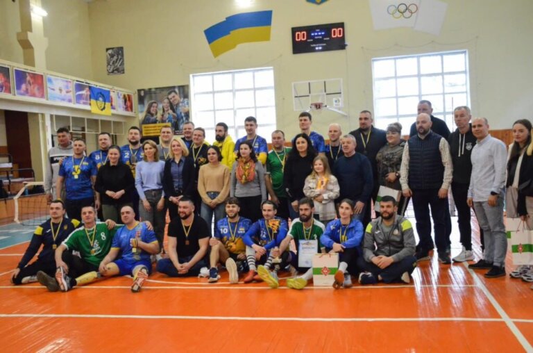 На Житомирщині відбувся Кубок області з волейболу сидячи, за участі ветеранів війни