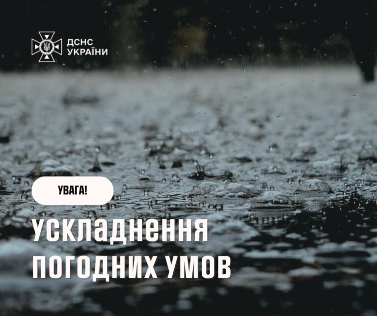 Дощі, грози та сильний вітер: в Україні погіршуються погодні умови