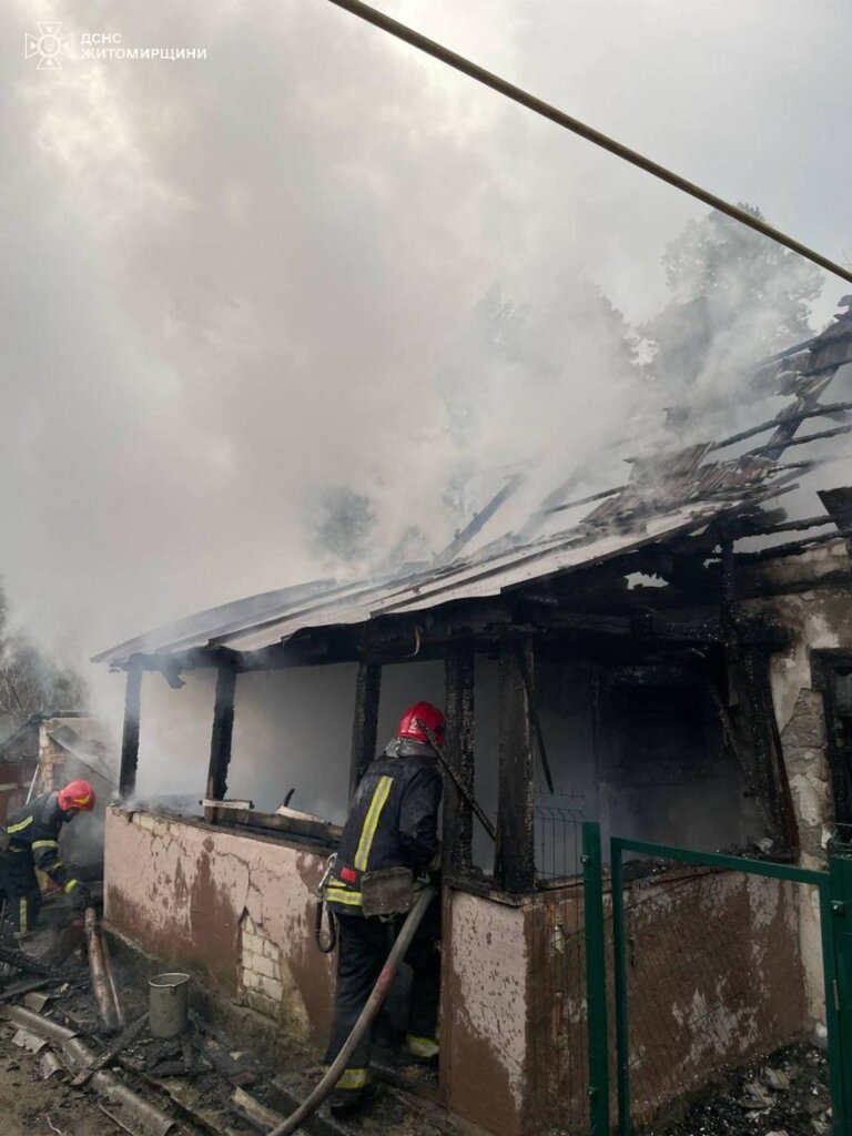 Рятувальники ліквідували пожежу у приватному домогосподарстві