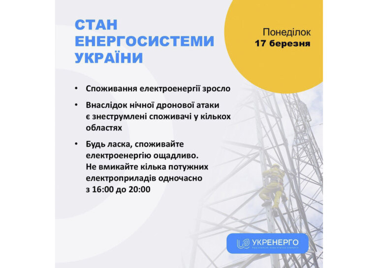 Житомиробленерго: Споживання електроенергії зросло