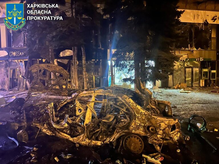 Двоє загиблих та 25 постраждалих – прокурори зафіксували наслідки масштабного російського удару БпЛА по Харкову