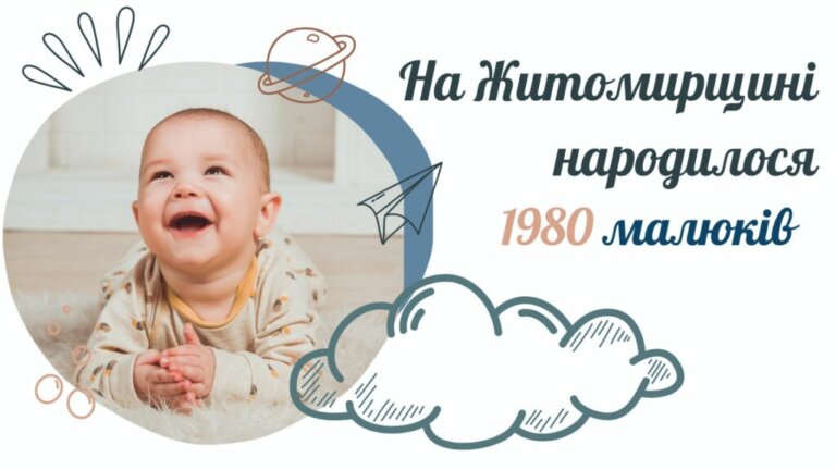 На Житомирщині з початку року народилося 1980 немовлят: нове життя — нова надія