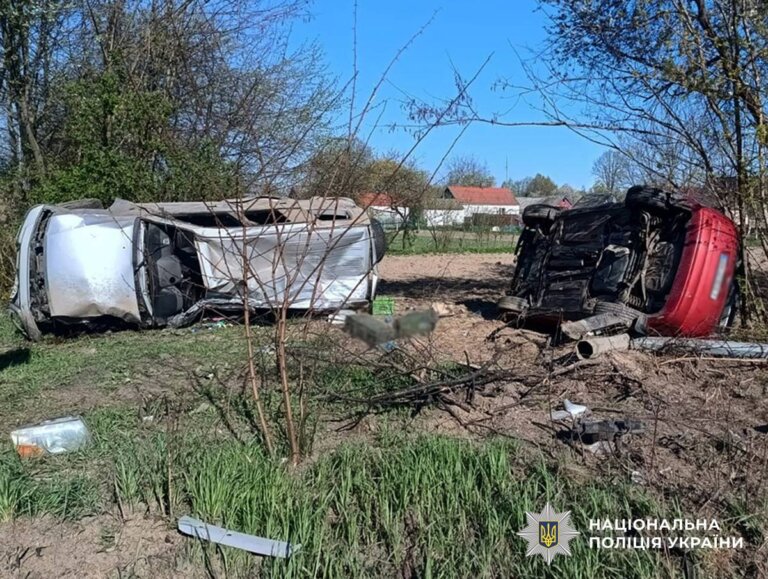 Поліцейські розслідують ДТП з травмуванням двох чоловіків на Звягельщині