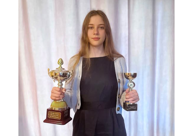 Житомирянка Марина Петренко – чемпіонка Ірландії 2025 серед дівчат до 16 років з класичних шахів!